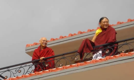 HH Sakya Trizin and HE Luding Khenchen Rinpoche