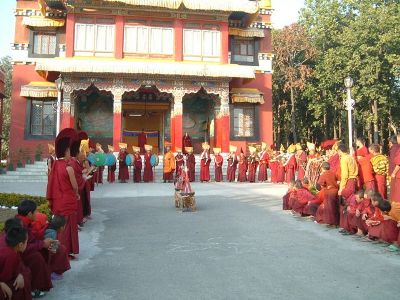Monks at Ngor Monastery